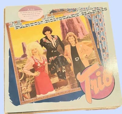 Dolly Parton, Linda Rondstadt, Emmylou Harris - Trio LP Vinyl 1987 All Original - Image 1