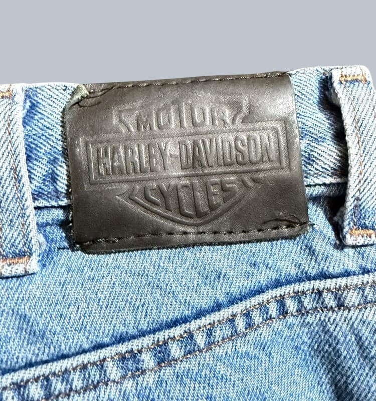 Vintage Harley Davidson Denim Jeans 38x36 Y2K - Thumbnail 11