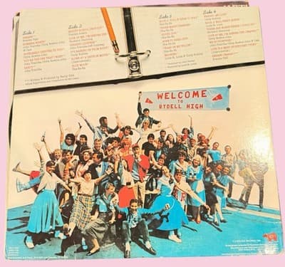 Grease Original Soundtrack Vintage Vinyl 2LP 1978 RSO Record RS-2-4002 - Thumbnail 2