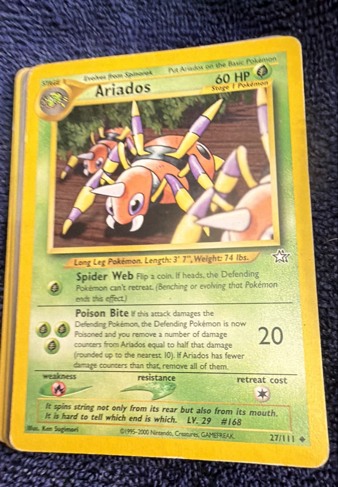 Ariados 27/111 Neo Genesis Regular - Image 1