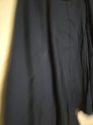 Suzanne Somers Vintage Black Embroidered Open Front Kimono Cardigan Cap - Thumbnail 4