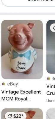 Vintage For My Cruise Piggybank - Image 1
