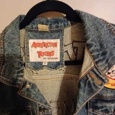 vintage betty boop denim jacket - Thumbnail 4