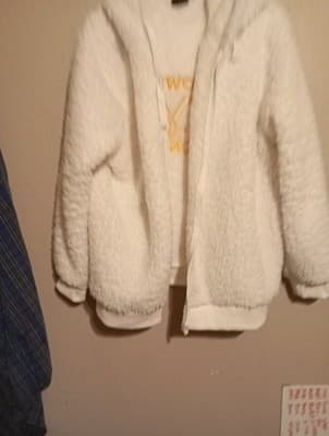 Yellowstone x BumbleBella by Jill Martin Sherpa Zip-Up Hoodie, Size Xl White - Thumbnail 2