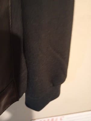 D2g Jacket Faux Leather Fleece Lined - Thumbnail 4