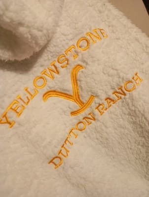 Yellowstone x BumbleBella by Jill Martin Sherpa Zip-Up Hoodie, Size Xl White - Thumbnail 3