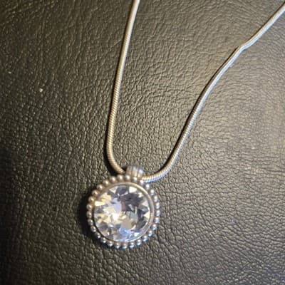 Brighton Twinkle Necklace With Matching Medium Post Clear Earrings - Thumbnail 4