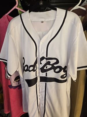 Bad Boy Biggie Smalls Jersey Mens Small Red #10 Baseball Notorious BIG Stitched - Image 1