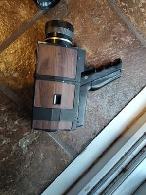 VINTAGE SEARS GAF C125 SUPER 8 MOVIE CAMERA AND LIGHT - Thumbnail 2