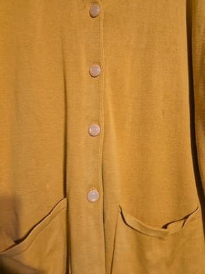 Bob Mackie Wearable Art Dream Catcher Embroidered Camel Cardigan Women's Small - Thumbnail 4