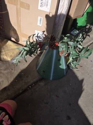 Home Reflections Large Metal Bells with Lit Greenery Green Christmas decor - Image 1