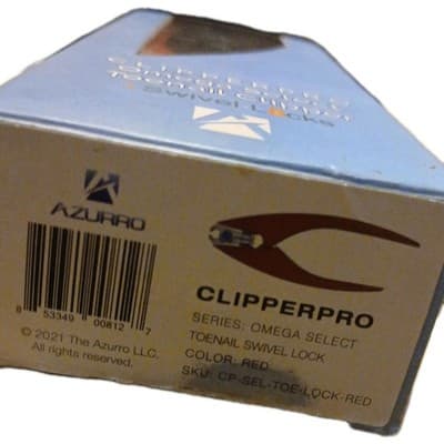 Azurro Clipperpro Omega Select ToeNail Clipper Swivel Lock Red - Thumbnail 5