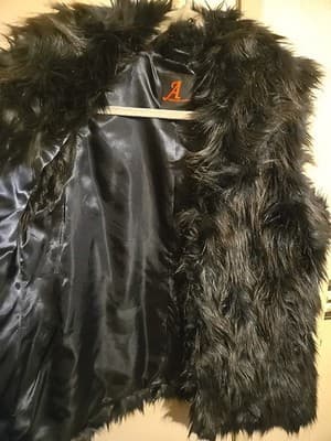 Adrienne Landau Women's Brown Faux Fur Vest Size Large NWT - Thumbnail 2