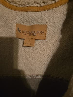 Koolaburra by UGG Size Large Brushed Back Sherpa Vest - Thumbnail 2