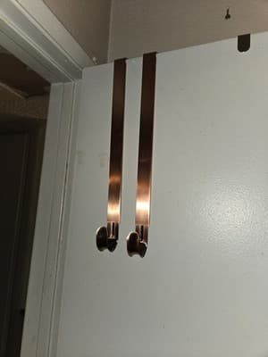Adapt™ Adjustable Length Wreath Hanger - 2 Pack - Brushed Copper - Image 1