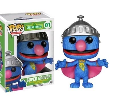 Funko POP! Television Sesame Street Super Grover #1 Vinyl Figure - Image 1