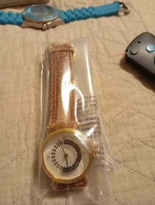 Great American Wrist Train Watch Rare Works Partially - Thumbnail 3
