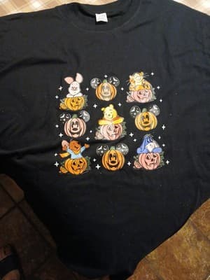 disney winnie the pooh halloween shirt - Image 1