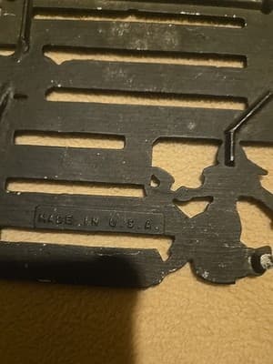 VINTAGE Kitchen Cooking Metal Trivet Wall Hanging Picture Plaque Art RARE - Thumbnail 3