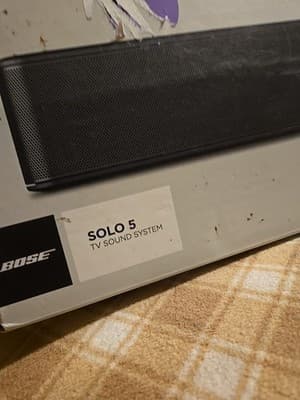 BOSE Solo 5 TV Sound System Soundbar Bluetooth Enable w/ Bose Remote Black - Thumbnail 2