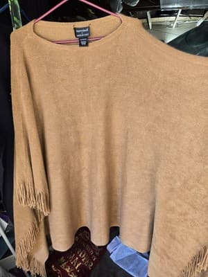 Denim & Co. Tie-Dye French Terry Long-Sleeve Sweatshirt Stone One Size Fits All - Image 1