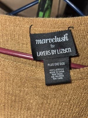 Denim & Co. Tie-Dye French Terry Long-Sleeve Sweatshirt Stone One Size Fits All - Thumbnail 2