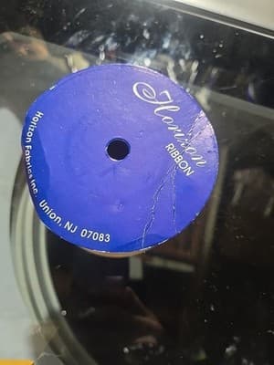 1Roll Horizon Fabrics Wire Edge Ribbon Spun Gold Color #40x3 Yds and #9x4 Yds - Image 1