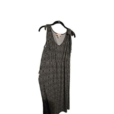 Stan Herman Women's Pullover Silky Jersey Maxi Gown Black Size Large - Thumbnail 3