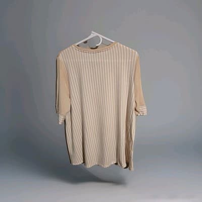 Sports Savvy Mixed Media T-ShirtStripe Combo Size XL - Thumbnail 4