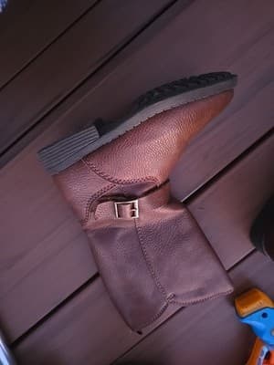 NEW-Toddler Girls OshKosh B'gosh Lumi Brown Riding Boots-Size8 Msrp $50 - Thumbnail 3