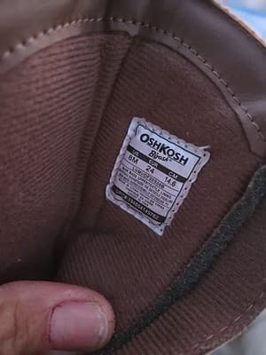 NEW-Toddler Girls OshKosh B'gosh Lumi Brown Riding Boots-Size8 Msrp $50 - Thumbnail 6