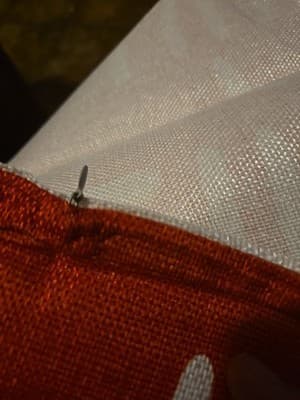 Merry & Bright Red Christmas Linen Throw Pillow Cover Winter Holiday Decor 18” - Thumbnail 3