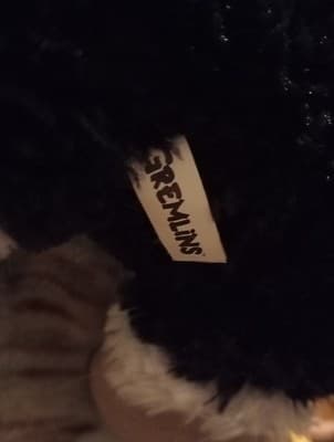 Toy Factory Gremlins Black White Stripe Evil Mogwai Mohawk Stuffed Plush Doll - Thumbnail 3