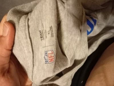 NFL LA Rams Sunday Football Women’s Short Sleeve Heather Gray T-Shirt- Large - Thumbnail 3