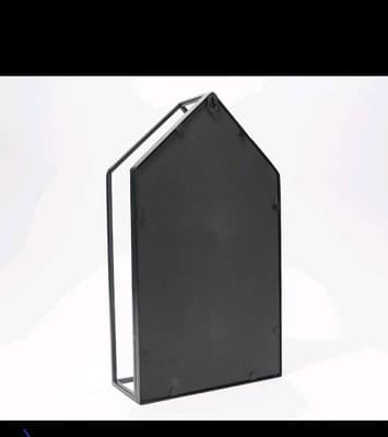 Barbara King 16.3" Metal Wall Mirror with Candle Holder - Thumbnail 2