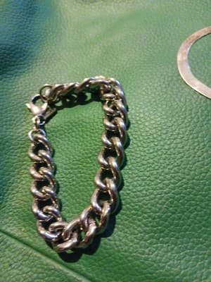Milor Stainless Steel Curb Link 7.75” Bracelet QVC - Image 1