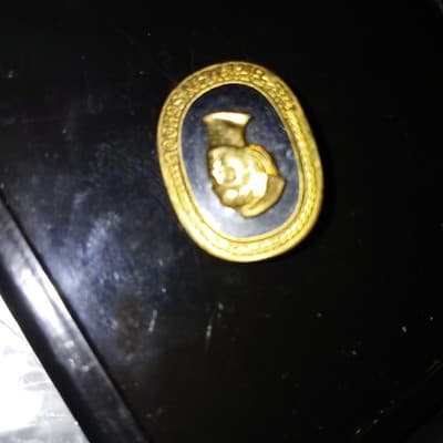 Vintage Gold Tone & Black The Bryman School for Nursing Collectible Lapel Pin - Thumbnail 2