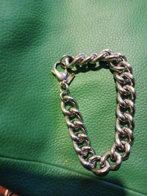 Milor Stainless Steel Curb Link 7.75” Bracelet QVC - Thumbnail 2