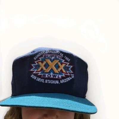 Vintage New Era 1996 Super Bowl XXX 30 Snap Back Baseball Hat - Image 1