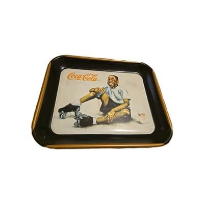1999 Coca-Cola Metal Tray Summer Smiles 13x10.5 FREE SHIPPING! - Image 1