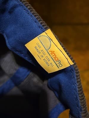 Corduroy 1988 Dodgers World Series Champs Amapro Hat UNIQUE YKK CLOSURE RARE - Thumbnail 4