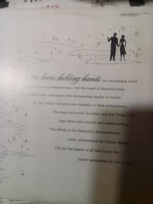 Nat King Cole Songs For Two In Love Capital T420 LP - Thumbnail 2