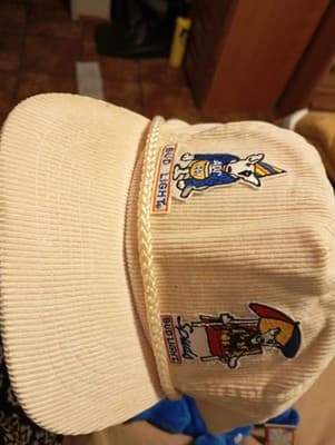 VTG 80s Spuds Mackenzie Corduroy Bud Light Snapback Rope Hat Cap Anheuser Busch - Thumbnail 2