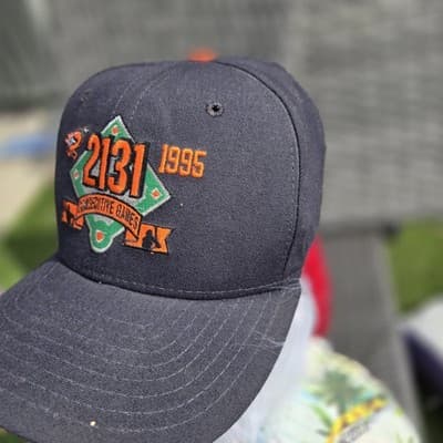 Baltimore Orioles Cal Ripken Jr. Record Break Vintage New Era Snapback Cap Hat - Thumbnail 2