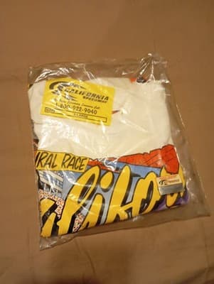 Vintage Single Stitch Tshirt ~ CALIFORNIA 500 Inaugural Race ~ XL New Unopen - Thumbnail 2