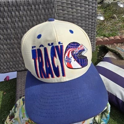 Paul Tracy Snapback Hat Vinatge Racing - Rare - Excellent Shape! - Image 1