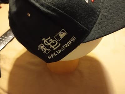 Vtg Snapback Mark McGwire Single Season Home Run 70 Black Embroidered - Thumbnail 3