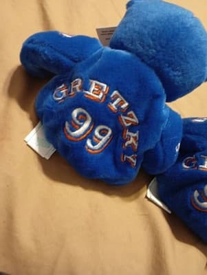 Salvino's Bammers Wayne Gretzky # 99 Collectible Plush Beanie Bears (4) - Thumbnail 5