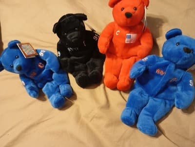 Salvino's Bammers Wayne Gretzky # 99 Collectible Plush Beanie Bears (4) - Thumbnail 3