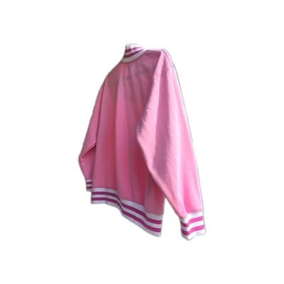 Barbie Women Shirt Pink Embroidered Barbie Quarter Zip Varsity Pullover Large - Thumbnail 5